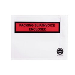 Marbig Professional Packaging Envelopes 150x115mm Packing Slip/Invoice Wht Box Of 1000