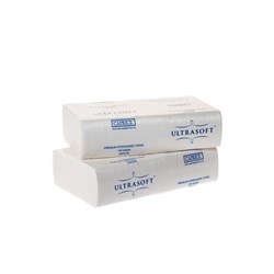 Caprice Ultrasoft Interleaved Hand Towel 1 Ply 240 x 230mm 150 Sheets Carton Of 16