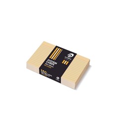 Olympic System Cards 100 x 150mm Ruled Buff Pack Of 100