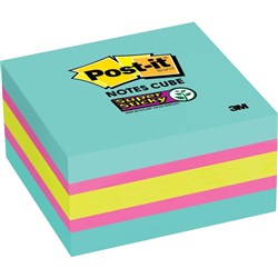 Post-It 2027-RCR Memo Cubes 76 x 76mm 400 Sheet Pink Wave