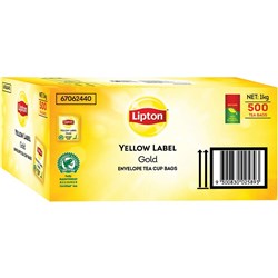 Lipton Yellow Label Tea Bags Enveloped Pack Of 1200