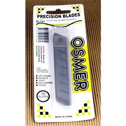 OSMER REFILL BLADES Large Snap Off Hard Case Pk 10